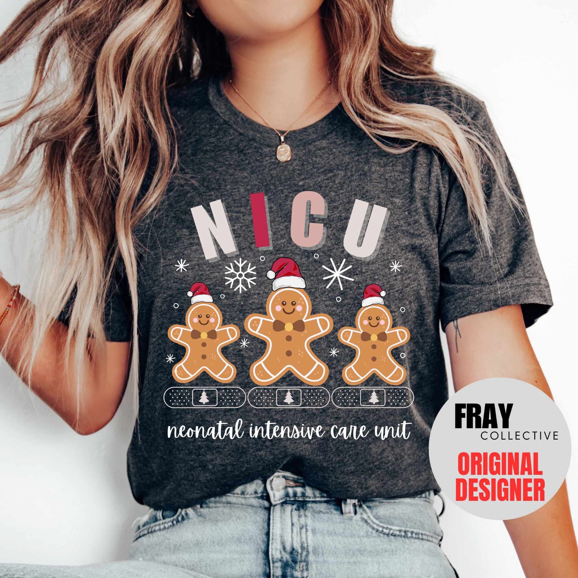 NICU Christmas Shirt NICU Nurse Christmas T-Shirt NICU Crew Xmas Group Shirts Neonatal Icu Nurse Gift for Nicu Rn Grad Gift