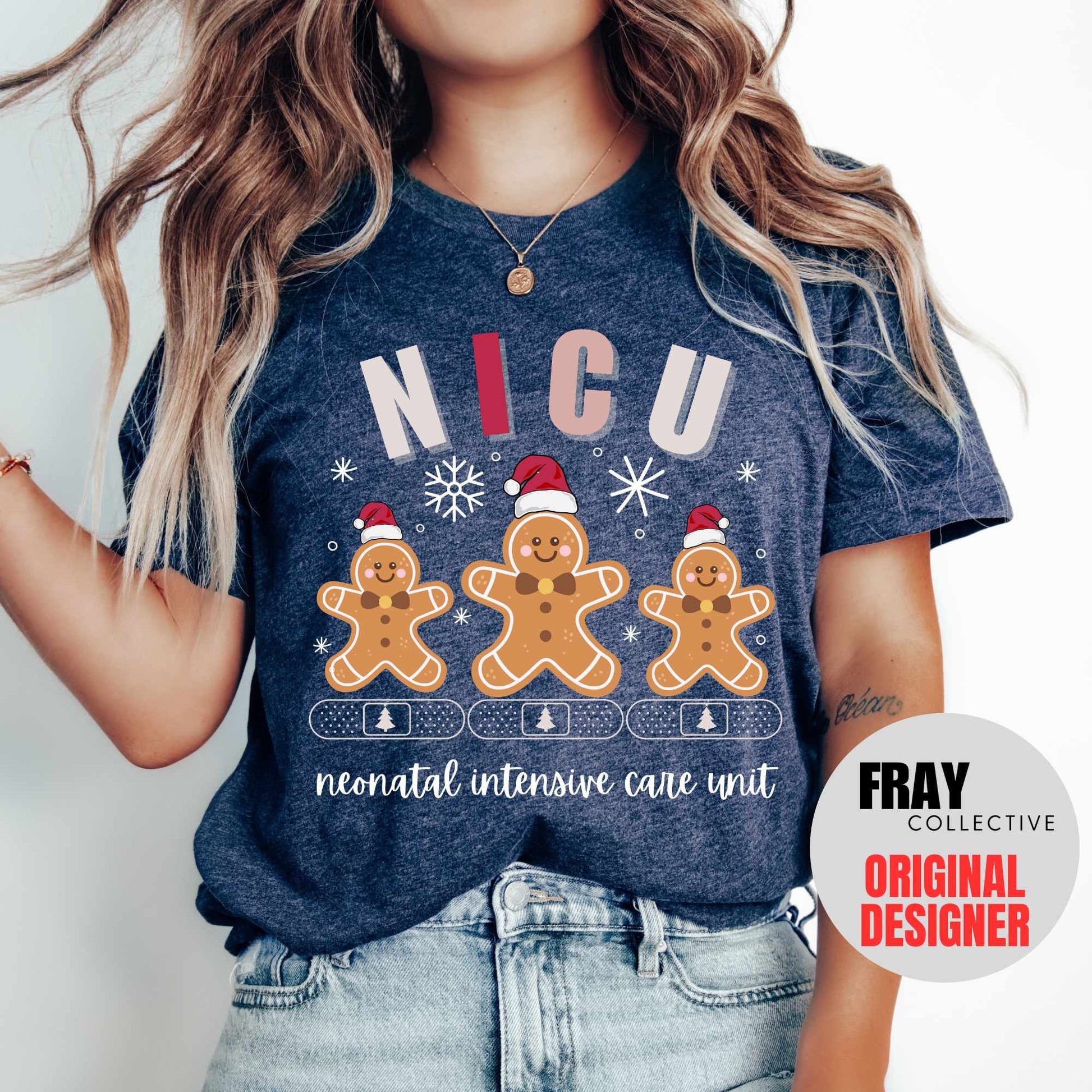NICU Christmas Shirt NICU Nurse Christmas T-Shirt NICU Crew Xmas Group Shirts Neonatal Icu Nurse Gift for Nicu Rn Grad Gift