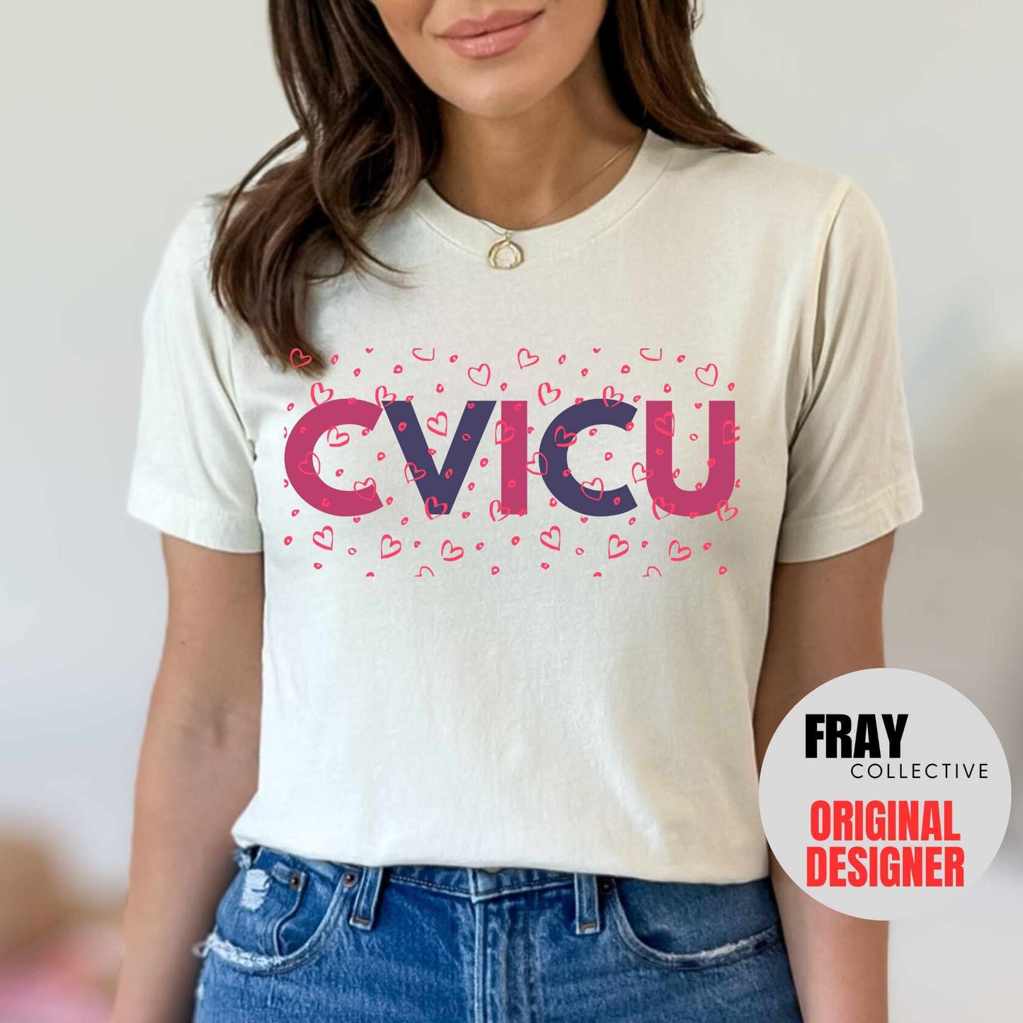 CVICU Heart Tee