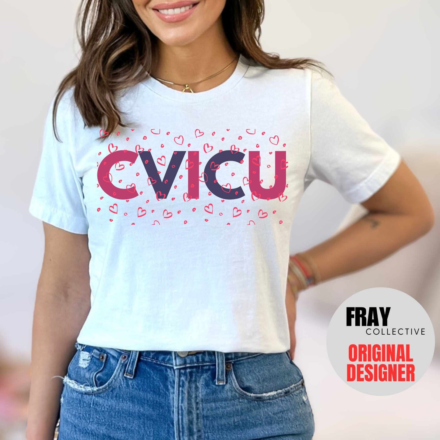 CVICU Heart Tee