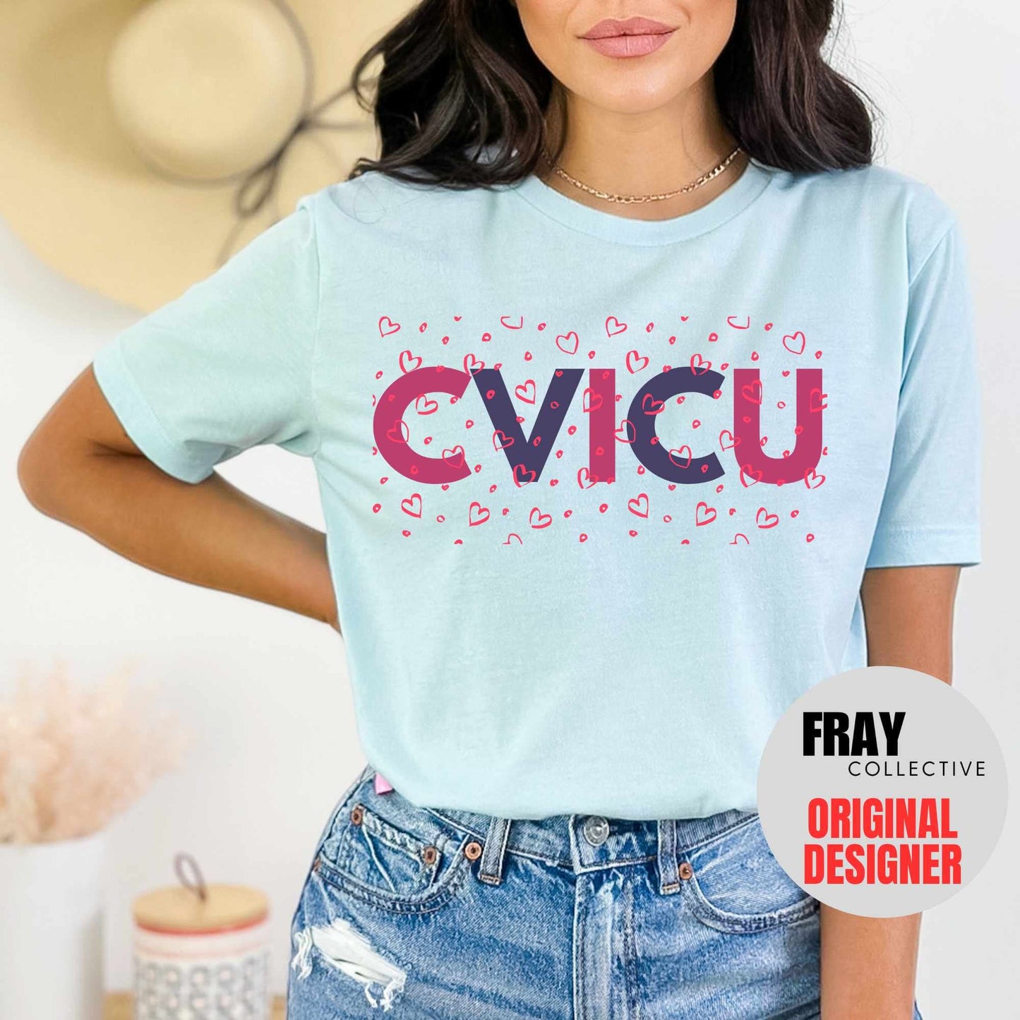 CVICU Heart Tee