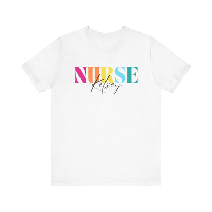 Personalized Nurse Shirt Custom RN Nurse T-shirt RN Nurse Tshirt Registered Nurse T shirt ER Nurse Tee Nurse Appreciation Gift Rn Nurse Gift