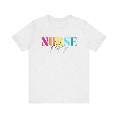 Personalized Nurse Shirt Custom RN Nurse T-shirt RN Nurse Tshirt Registered Nurse T shirt ER Nurse Tee Nurse Appreciation Gift Rn Nurse Gift