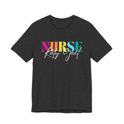 Personalized Nurse Shirt Custom RN Nurse T-shirt RN Nurse Tshirt Registered Nurse T shirt ER Nurse Tee Nurse Appreciation Gift Rn Nurse Gift