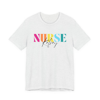 Personalized Nurse Shirt Custom RN Nurse T-shirt RN Nurse Tshirt Registered Nurse T shirt ER Nurse Tee Nurse Appreciation Gift Rn Nurse Gift