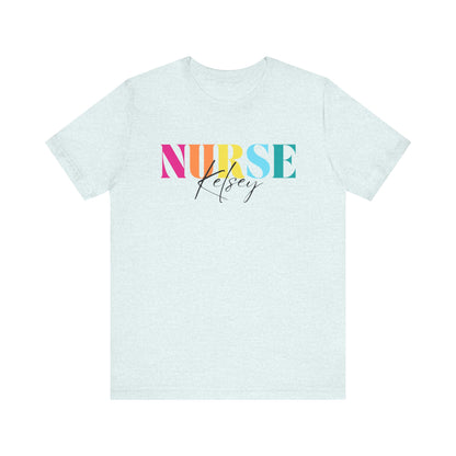 Personalized Nurse Shirt Custom RN Nurse T-shirt RN Nurse Tshirt Registered Nurse T shirt ER Nurse Tee Nurse Appreciation Gift Rn Nurse Gift
