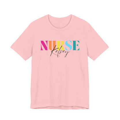 Personalized Nurse Shirt Custom RN Nurse T-shirt RN Nurse Tshirt Registered Nurse T shirt ER Nurse Tee Nurse Appreciation Gift Rn Nurse Gift