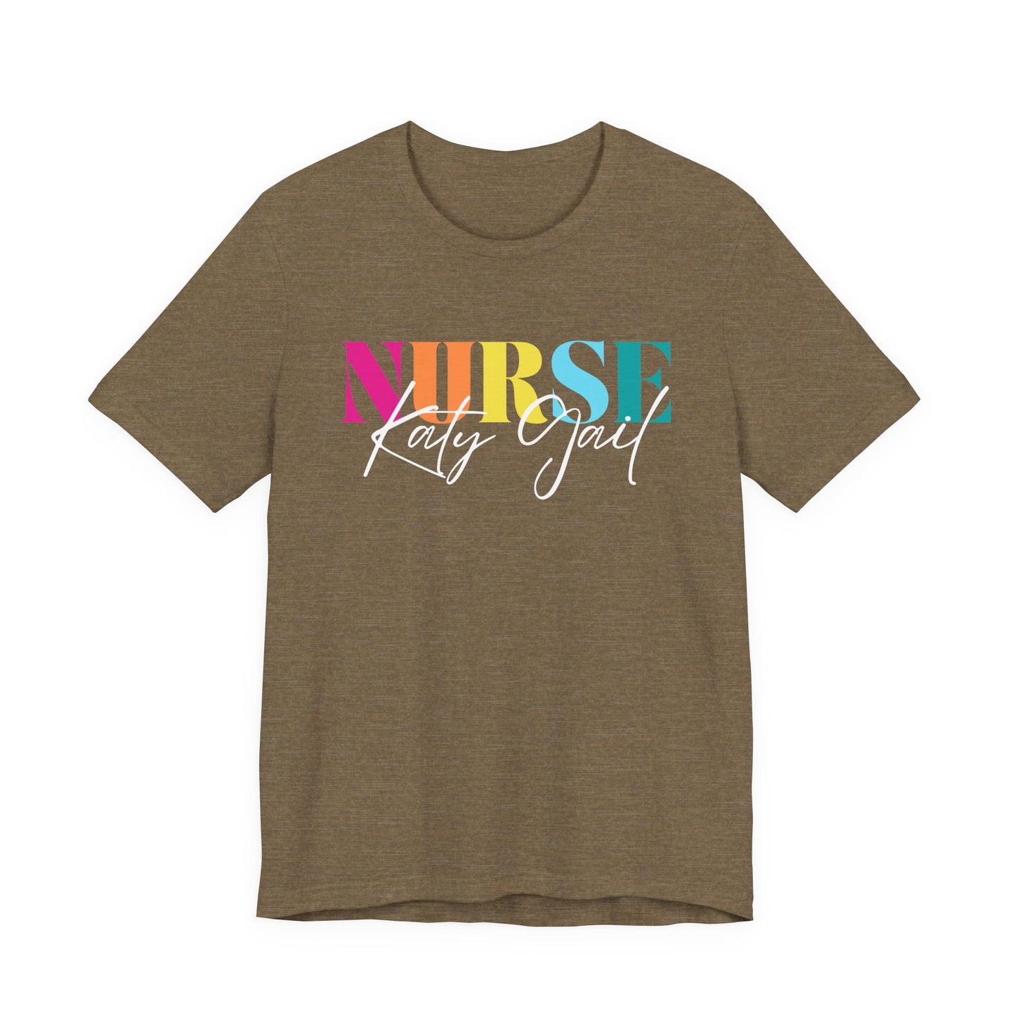 Personalized Nurse Shirt Custom RN Nurse T-shirt RN Nurse Tshirt Registered Nurse T shirt ER Nurse Tee Nurse Appreciation Gift Rn Nurse Gift