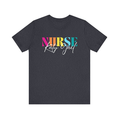 Personalized Nurse Shirt Custom RN Nurse T-shirt RN Nurse Tshirt Registered Nurse T shirt ER Nurse Tee Nurse Appreciation Gift Rn Nurse Gift