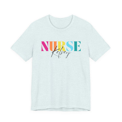 Personalized Nurse Shirt Custom RN Nurse T-shirt RN Nurse Tshirt Registered Nurse T shirt ER Nurse Tee Nurse Appreciation Gift Rn Nurse Gift