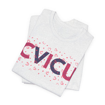 CVICU Valentine Shirt CVICU Valentines Day Tshirt CVICU Nurse Shirt Vday Matching Shirts Valentines Day Group TShirts Cvicu Gift Graduation