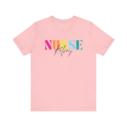 Personalized Nurse Shirt Custom RN Nurse T-shirt RN Nurse Tshirt Registered Nurse T shirt ER Nurse Tee Nurse Appreciation Gift Rn Nurse Gift