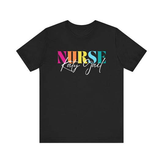 Personalized Nurse Shirt Custom RN Nurse T-shirt RN Nurse Tshirt Registered Nurse T shirt ER Nurse Tee Nurse Appreciation Gift Rn Nurse Gift