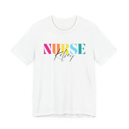 Personalized Nurse Shirt Custom RN Nurse T-shirt RN Nurse Tshirt Registered Nurse T shirt ER Nurse Tee Nurse Appreciation Gift Rn Nurse Gift