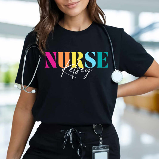 Bright And Trendy Nurse Tee