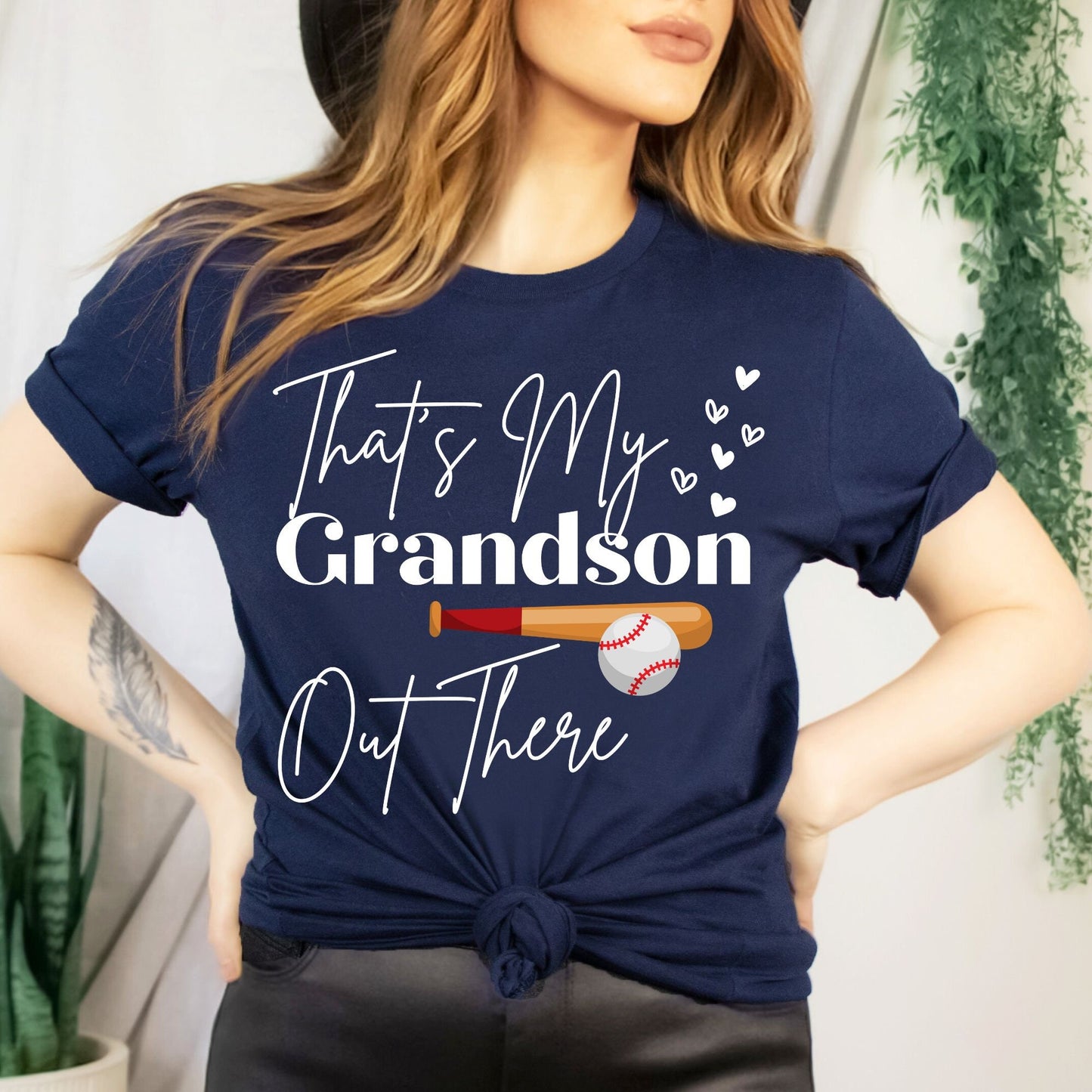 Baseball Grandma Shirt That's My Grandson Out There Mimi Tshirt Nana Gift Sports Tee Gigi Great Grandma Present Birthday Gift