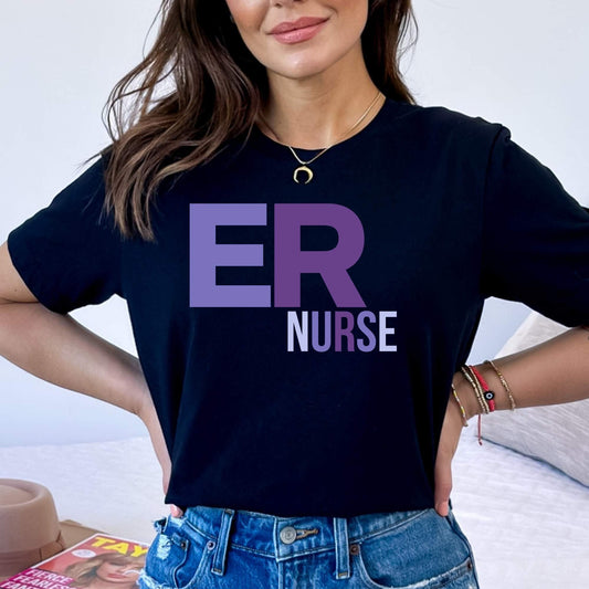 ER Nurse Shirt Emergency Nurse ED Nurse Emergency Department Er Rn Emergency Room Emergency Medicine Trauma Nurse ER Nurse Gift Rn Shirt