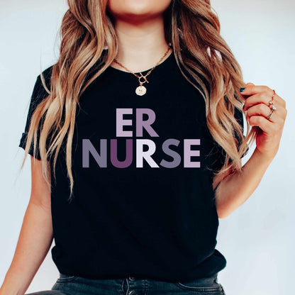 ER Nurse Shirt Emergency Department ED RN Tshirt Emergency Medicine Future New Nurse Graduation Gift