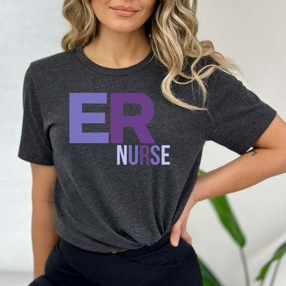ER Nurse Shirt Emergency Nurse ED Nurse Emergency Department Er Rn Emergency Room Emergency Medicine Trauma Nurse ER Nurse Gift Rn Shirt
