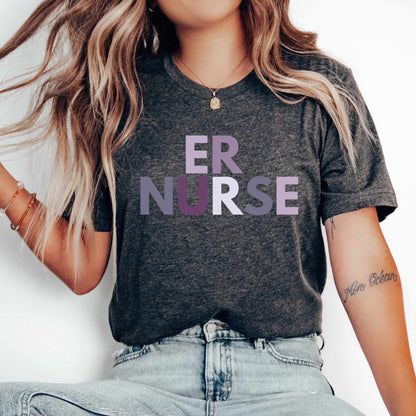 ER Nurse Shirt Emergency Department ED RN Tshirt Emergency Medicine Future New Nurse Graduation Gift