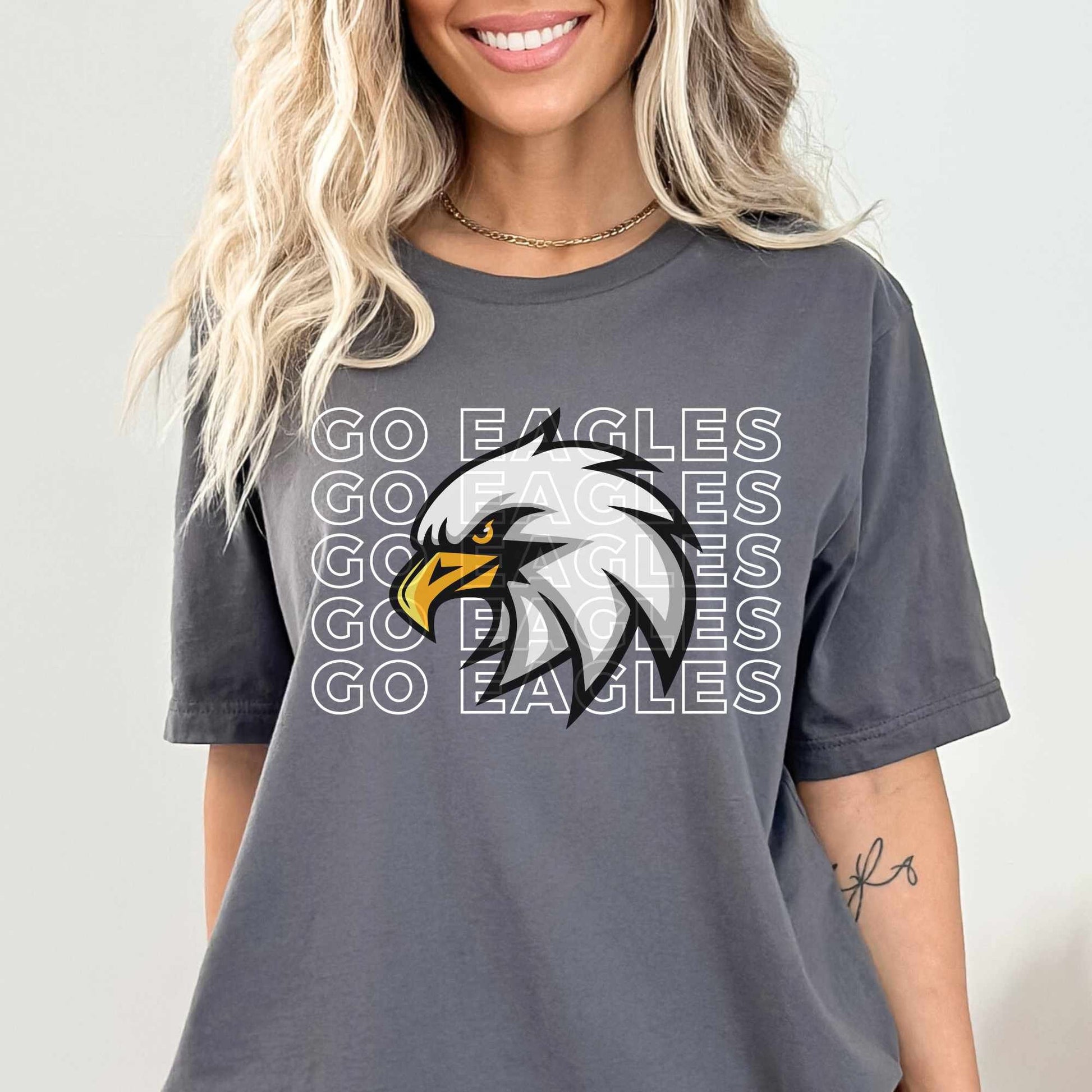 Eagles Mascot Shirt Eagles Team Shirt Eagles School Pride Tee Eagles Football Mom Eagles T-Shirt School Spirit Team Shirt School Mascot Tee