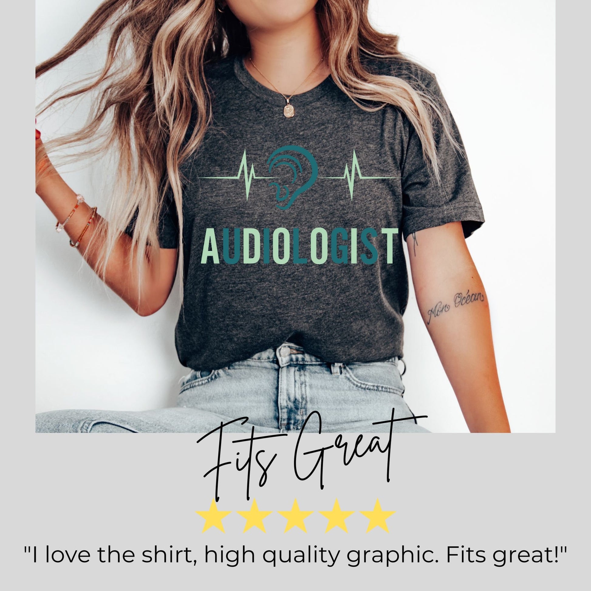 Audiologist T-Shirt: ENT Ear Doctor Tee, Audiology Graduation Gift
