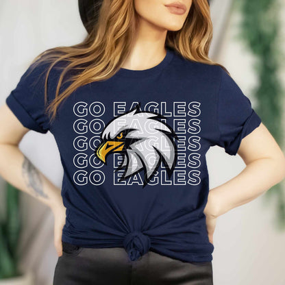 Eagles Mascot Shirt Eagles Team Shirt Eagles School Pride Tee Eagles Football Mom Eagles T-Shirt School Spirit Team Shirt School Mascot Tee