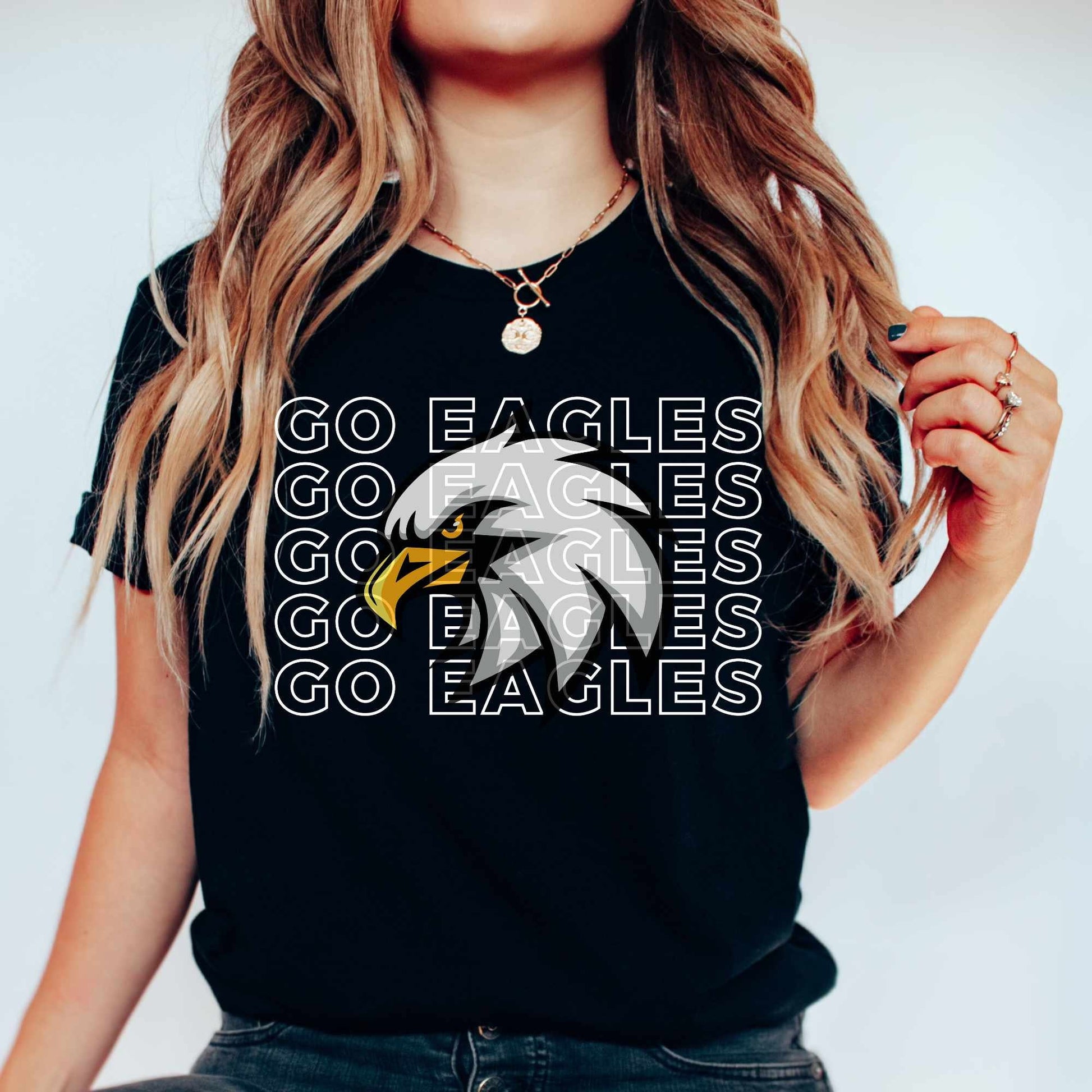 Eagles Mascot Shirt Eagles Team Shirt Eagles School Pride Tee Eagles Football Mom Eagles T-Shirt School Spirit Team Shirt School Mascot Tee