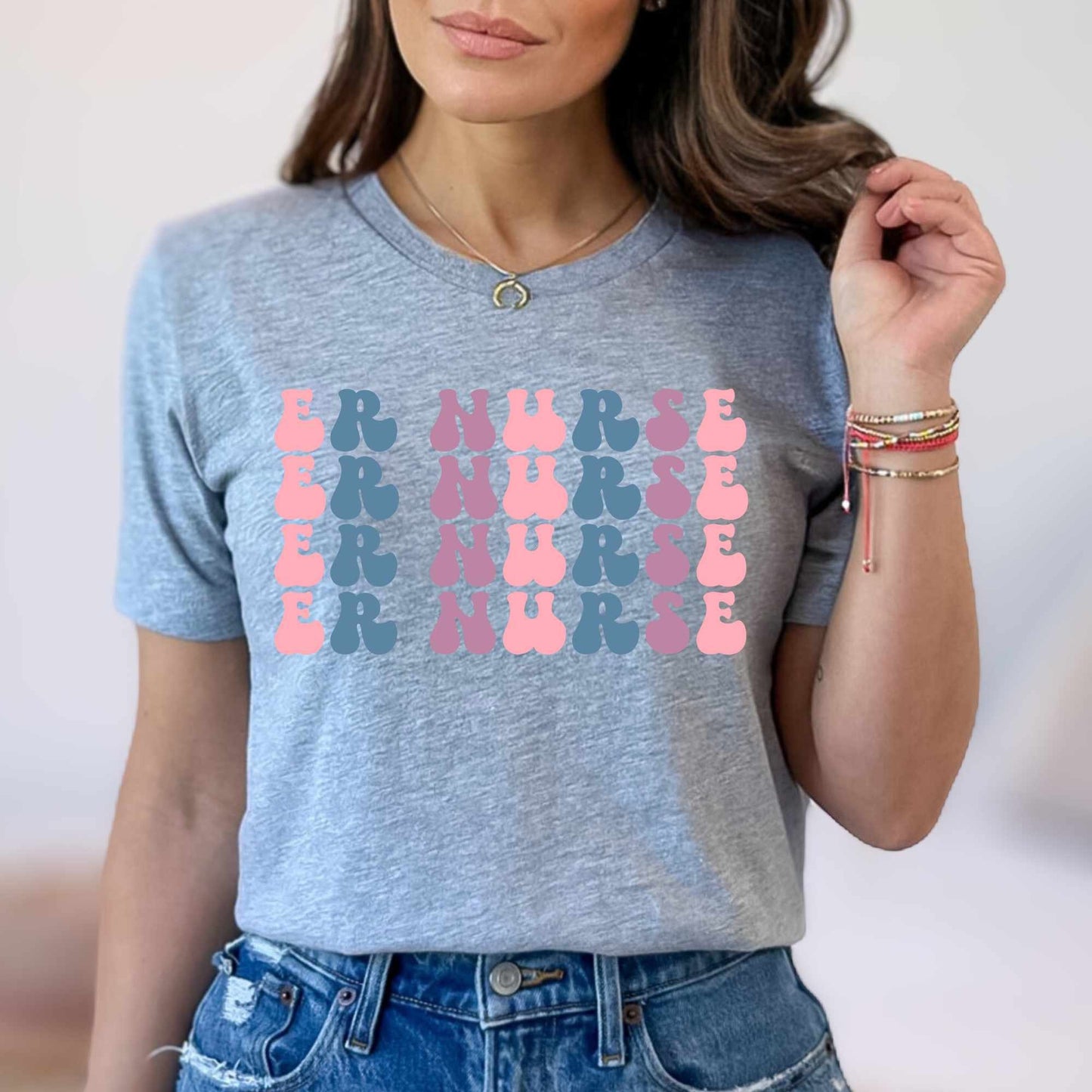 Emergency Nurse Shirt ER Nurse ED RN Gift For Er Nurse Registered Nurse Er Nurse Tee Nurse T-Shirt Er Team Shirt