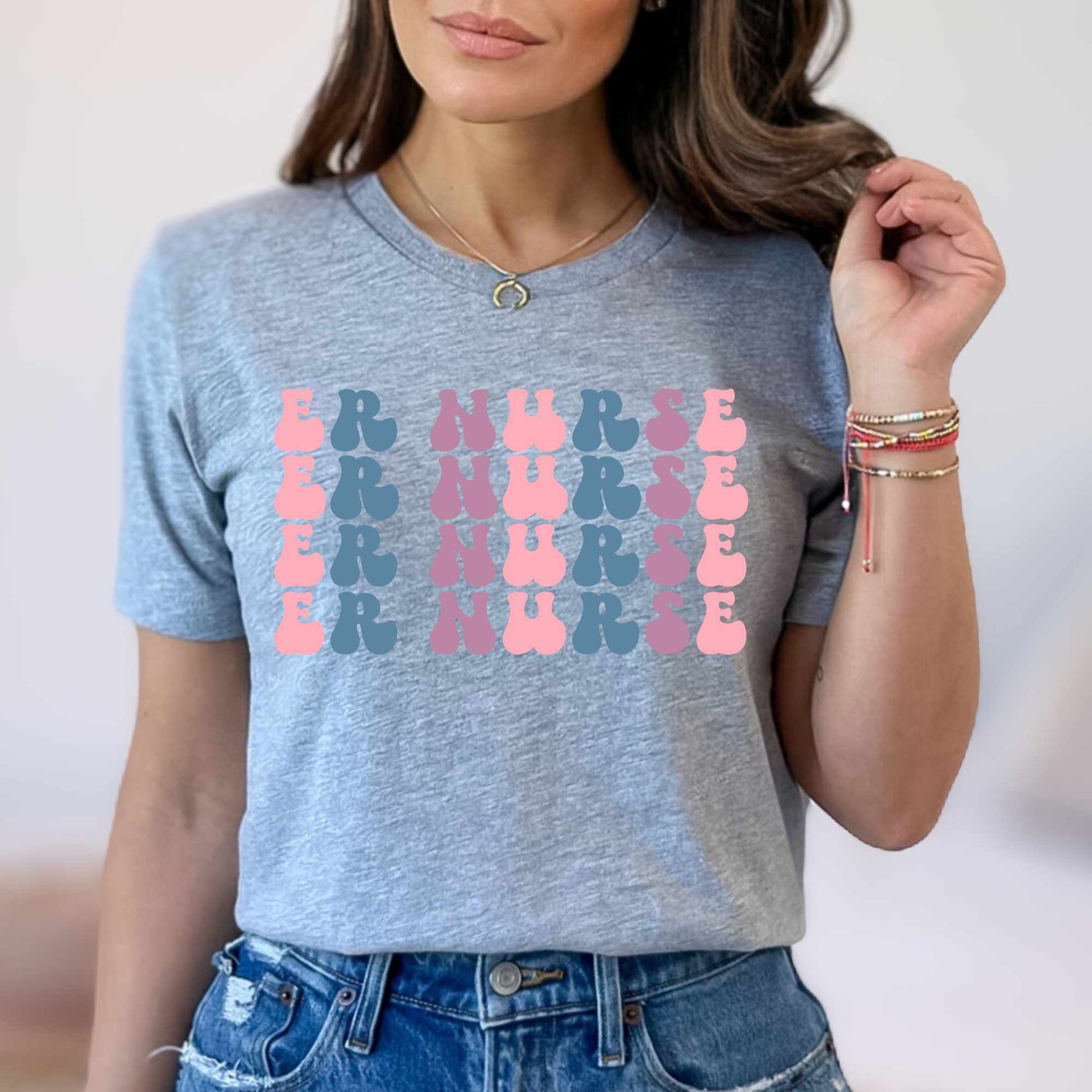 Emergency Nurse Shirt ER Nurse ED RN Gift For Er Nurse Registered Nurse Er Nurse Tee Nurse T-Shirt Er Team Shirt