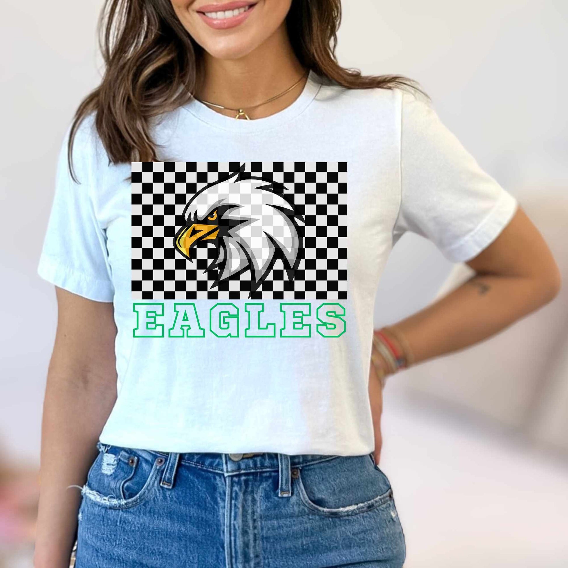 Eagles Mascot Shirt Eagles Team Shirt Eagles School Pride Tee Eagles Football Mom Eagles T-Shirt School Spirit Team Shirt School Mascot Tee