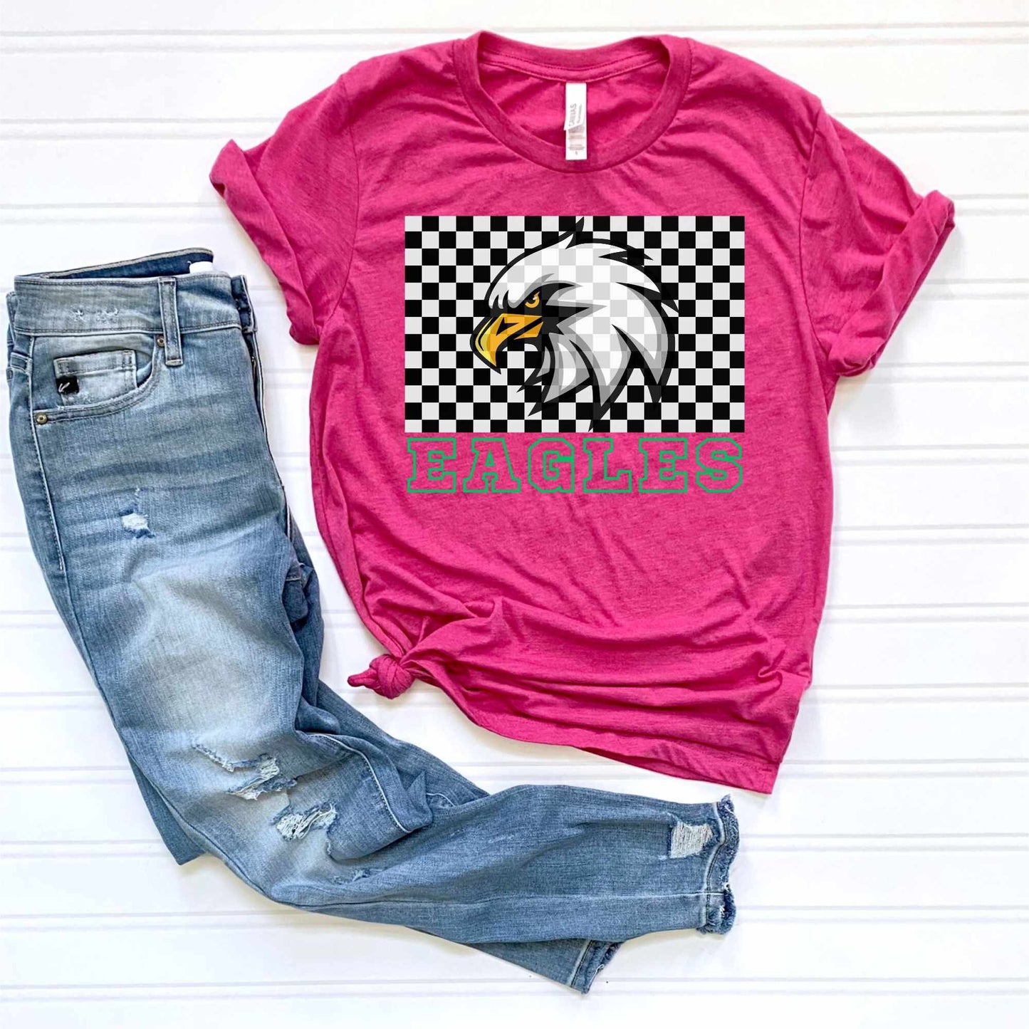 Eagles Mascot Shirt Eagles Team Shirt Eagles School Pride Tee Eagles Football Mom Eagles T-Shirt School Spirit Team Shirt School Mascot Tee