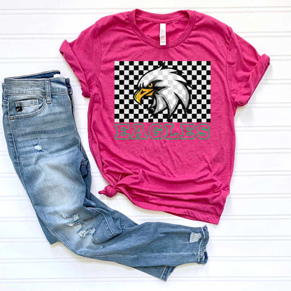 Eagles Mascot Shirt Eagles Team Shirt Eagles School Pride Tee Eagles Football Mom Eagles T-Shirt School Spirit Team Shirt School Mascot Tee