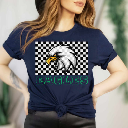 Eagles Mascot Shirt Eagles Team Shirt Eagles School Pride Tee Eagles Football Mom Eagles T-Shirt School Spirit Team Shirt School Mascot Tee