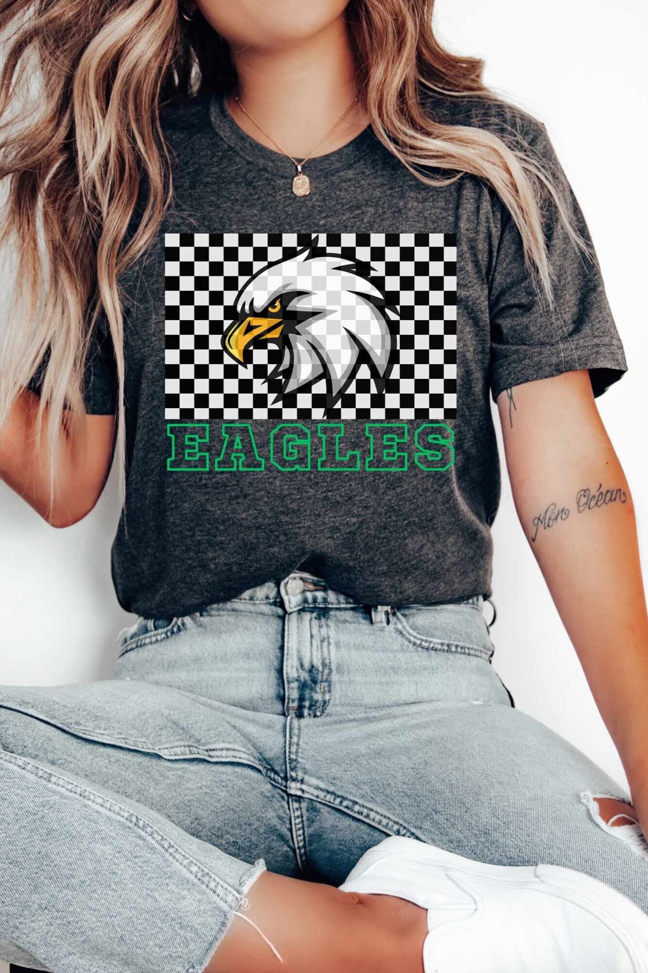Eagles Mascot Shirt Eagles Team Shirt Eagles School Pride Tee Eagles Football Mom Eagles T-Shirt School Spirit Team Shirt School Mascot Tee