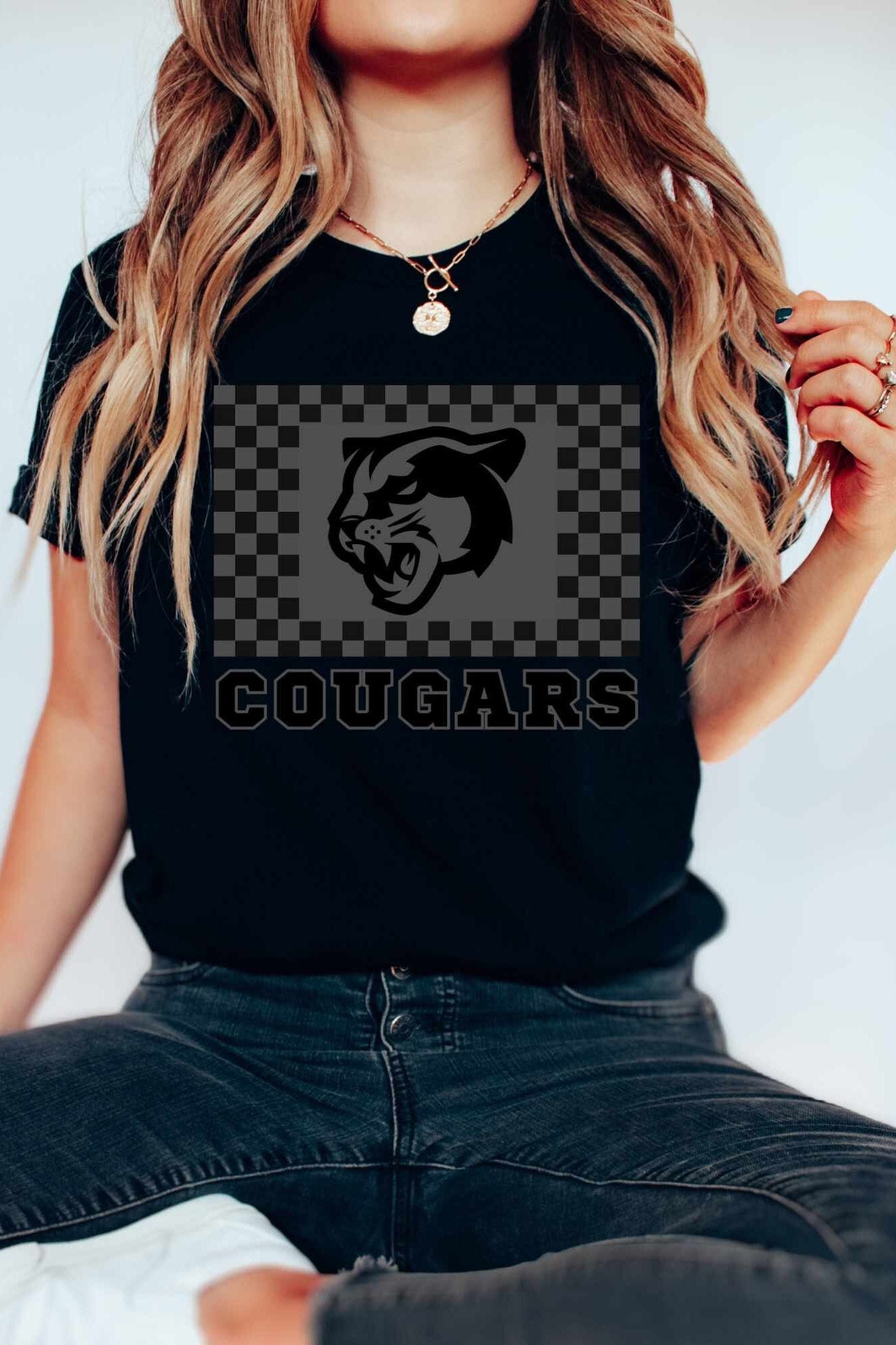 Cougars Shirt Go Cougars Spirit Shirt Mom Football Shirt Cougars Team T-shirts Cougars Mascot Shirt Cougars Basketball Tee Cougars Soccer