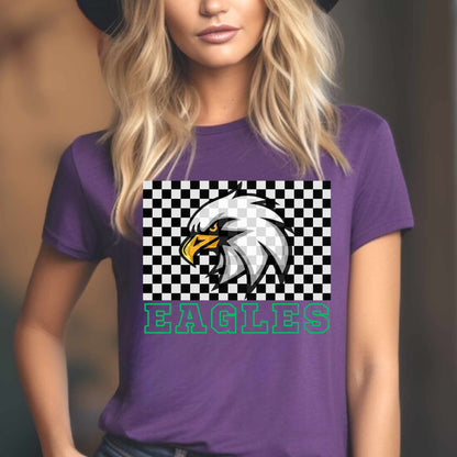 Eagles Mascot Shirt Eagles Team Shirt Eagles School Pride Tee Eagles Football Mom Eagles T-Shirt School Spirit Team Shirt School Mascot Tee