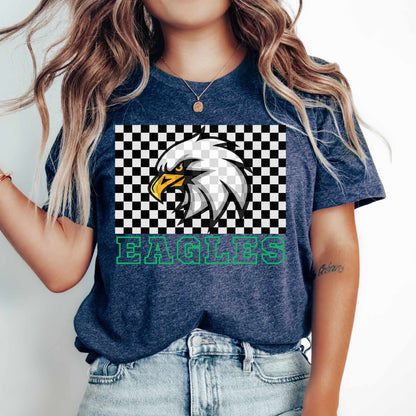 Eagles Mascot Shirt Eagles Team Shirt Eagles School Pride Tee Eagles Football Mom Eagles T-Shirt School Spirit Team Shirt School Mascot Tee