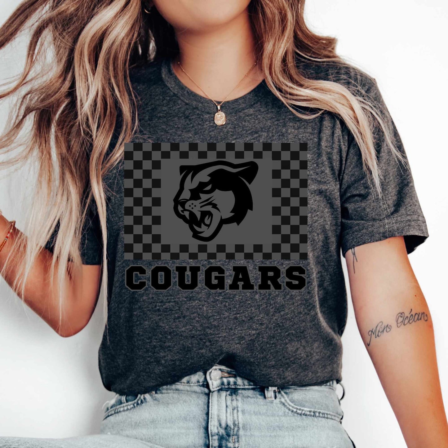Cougars Shirt Go Cougars Spirit Shirt Mom Football Shirt Cougars Team T-shirts Cougars Mascot Shirt Cougars Basketball Tee Cougars Soccer