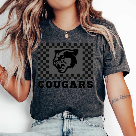 Cougars Shirt Go Cougars Spirit Shirt Mom Football Shirt Cougars Team T-shirts Cougars Mascot Shirt Cougars Basketball Tee Cougars Soccer