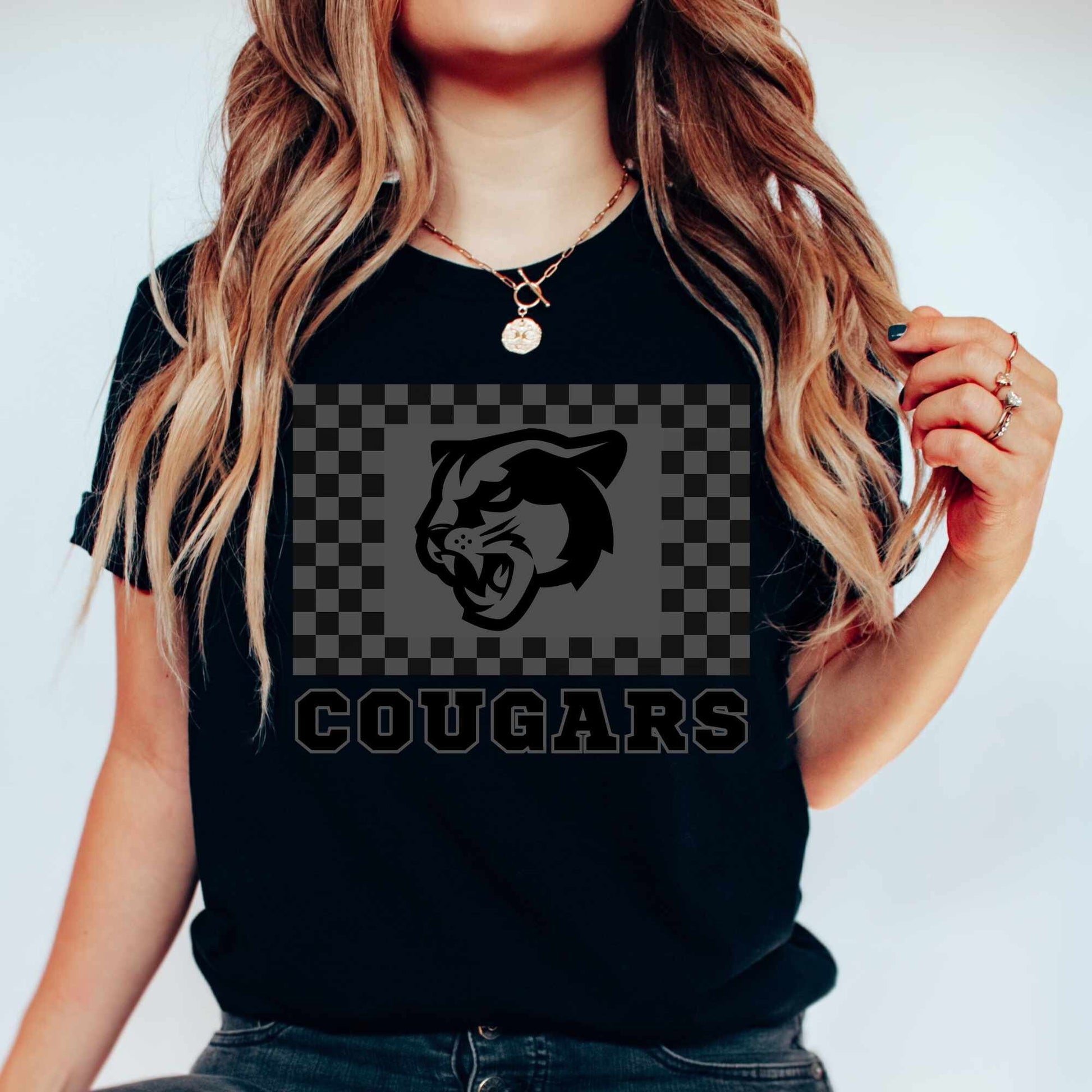 Cougars Shirt Go Cougars Spirit Shirt Mom Football Shirt Cougars Team T-shirts Cougars Mascot Shirt Cougars Basketball Tee Cougars Soccer