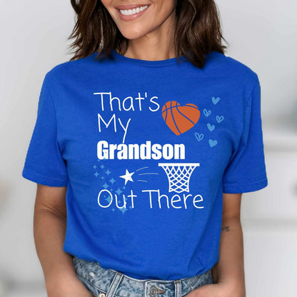 Thats My Grandson Basketball Shirt Grandma Shirt Youth Basketball Tee Grandson Shirt Nana Gift Gigi Gift Sports Tee Grandma Birthday Gift