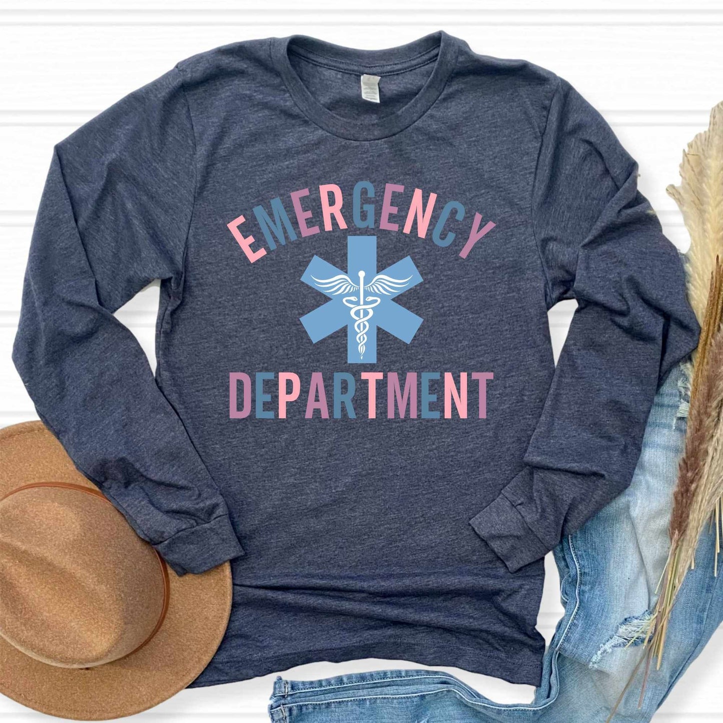 Emergency Department Shirt ER Nurse ED RN Registered Nurse Emergency Room Er Tech T Shirt Emergency Medicine Er Nurse Gift Nurse Graduate