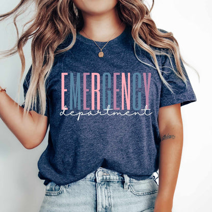 Emergency Department Shirt ER Nurse T Shirt ED RN Emergency Medicine Registered Nurse Emergency Room Er Tech T Shirt Er Nurse Gift For Nurse