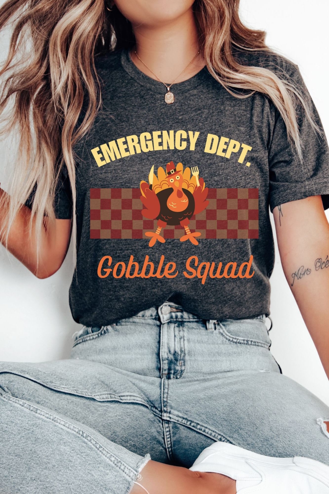 Gobble Squad ER Shirt – Thanksgiving ED Staff Tee | Funny Nurse & Tech Turkey Tee | Emergency Department Holiday Shirt | Fall Hospital Gift