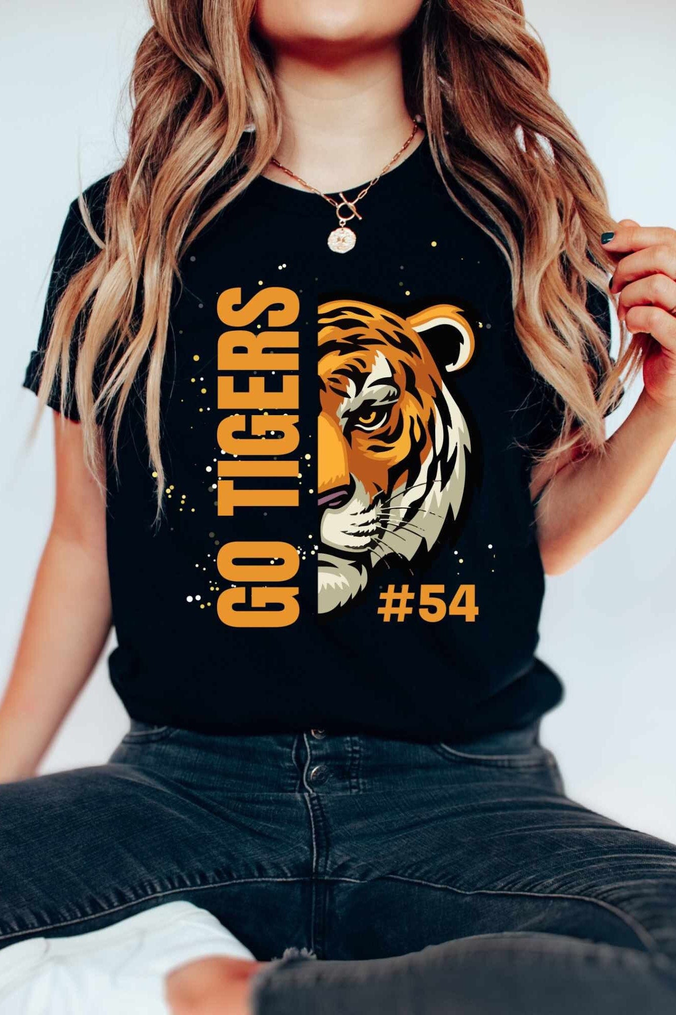 Tigers Shirt Personalized Tiger Football Shirt Game Day Shirt Team Spirit Shirt Football Mom Tshirt Tigers Spirit Shirt Tigers Mom Shirt