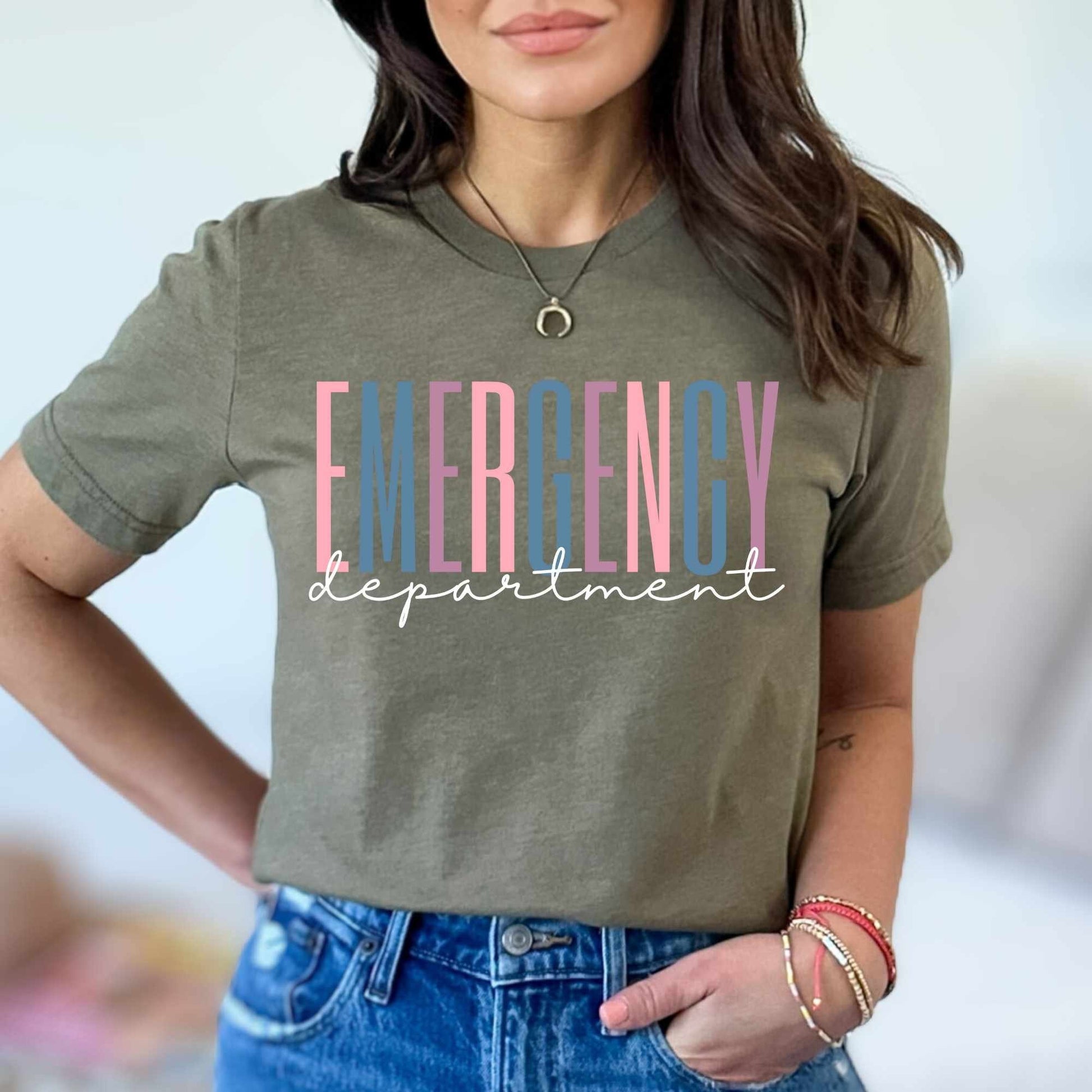 Emergency Department Shirt ER Nurse T Shirt ED RN Emergency Medicine Registered Nurse Emergency Room Er Tech T Shirt Er Nurse Gift For Nurse