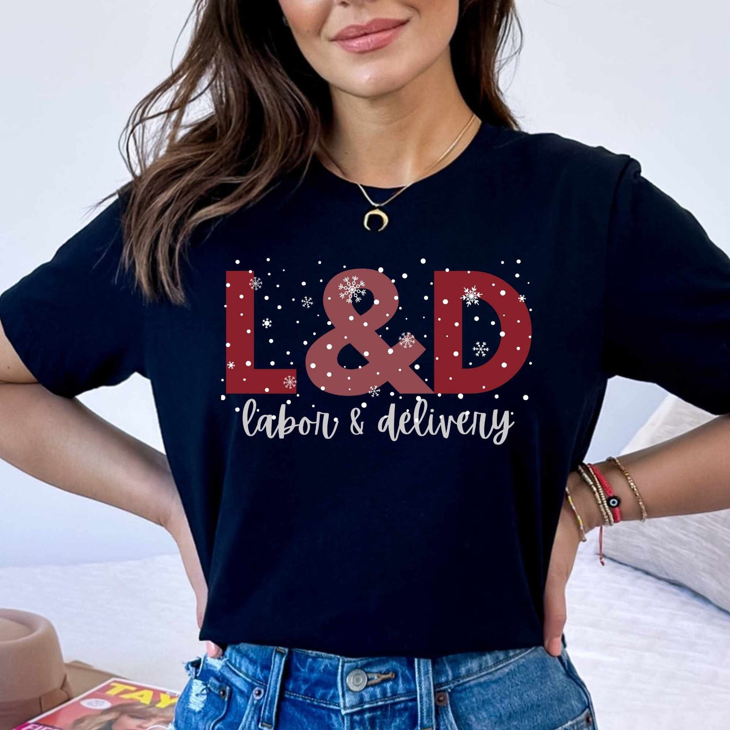 L&D Nurse Christmas Shirt | Labor and Delivery T-Shirt | L and D Tee