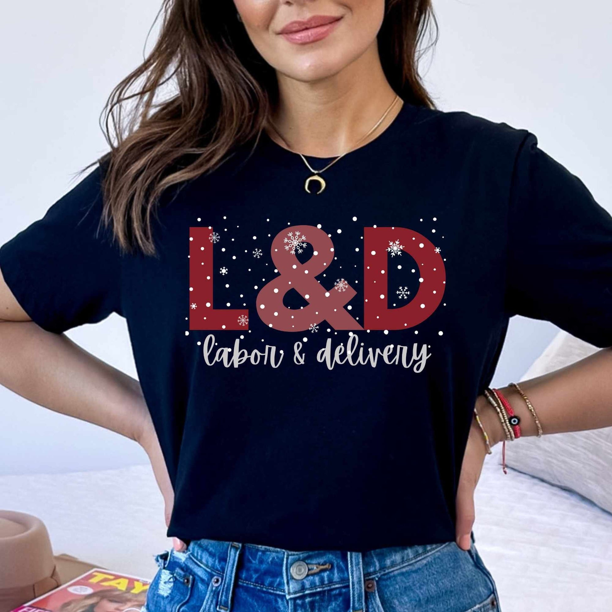 L&D Nurse Christmas Shirt | Labor and Delivery T-Shirt | L and D Tee
