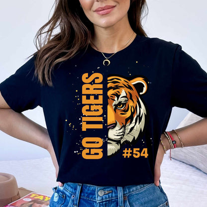Tigers Shirt Personalized Tiger Football Shirt Game Day Shirt Team Spirit Shirt Football Mom Tshirt Tigers Spirit Shirt Tigers Mom Shirt